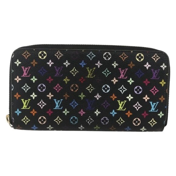 LOUIS VUITTON Monogram Multicolor Zippy Wallet Wallet Black M60243 Auth bs31331 - Picture 14 of 16